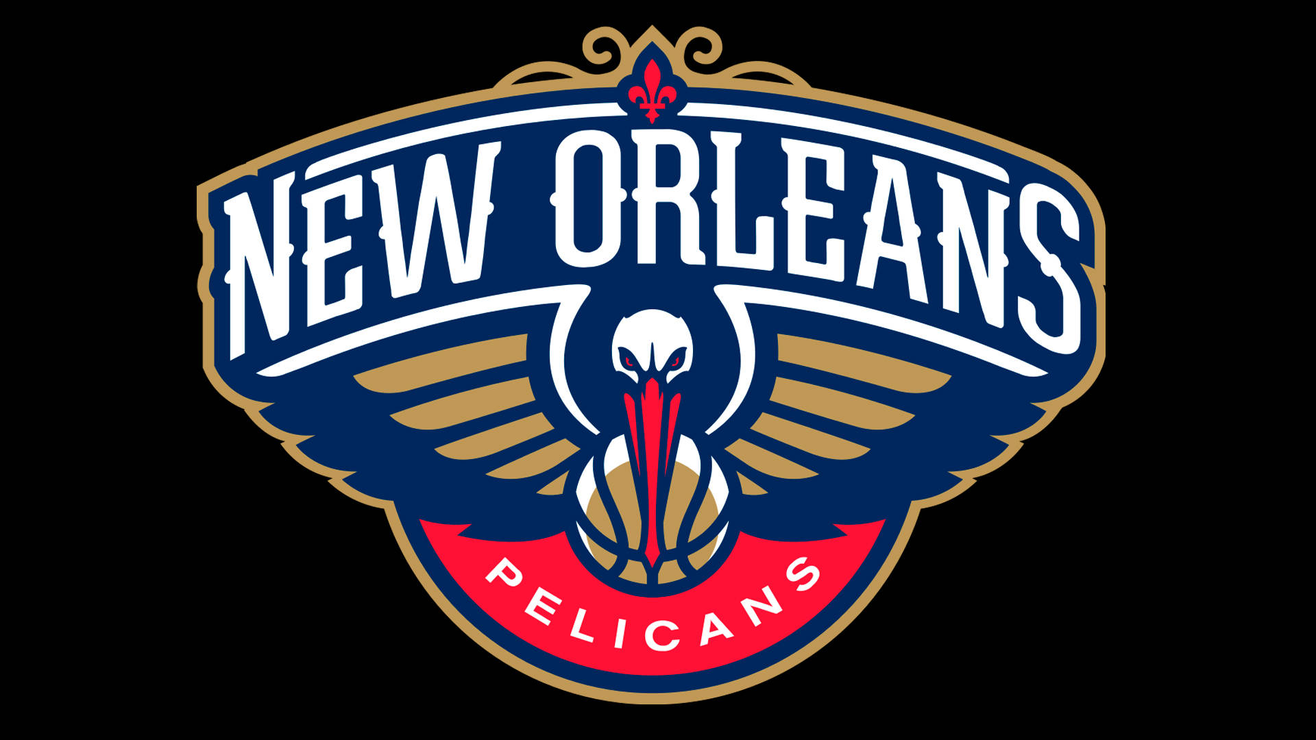 New Orleans Pelicans Black Background Background