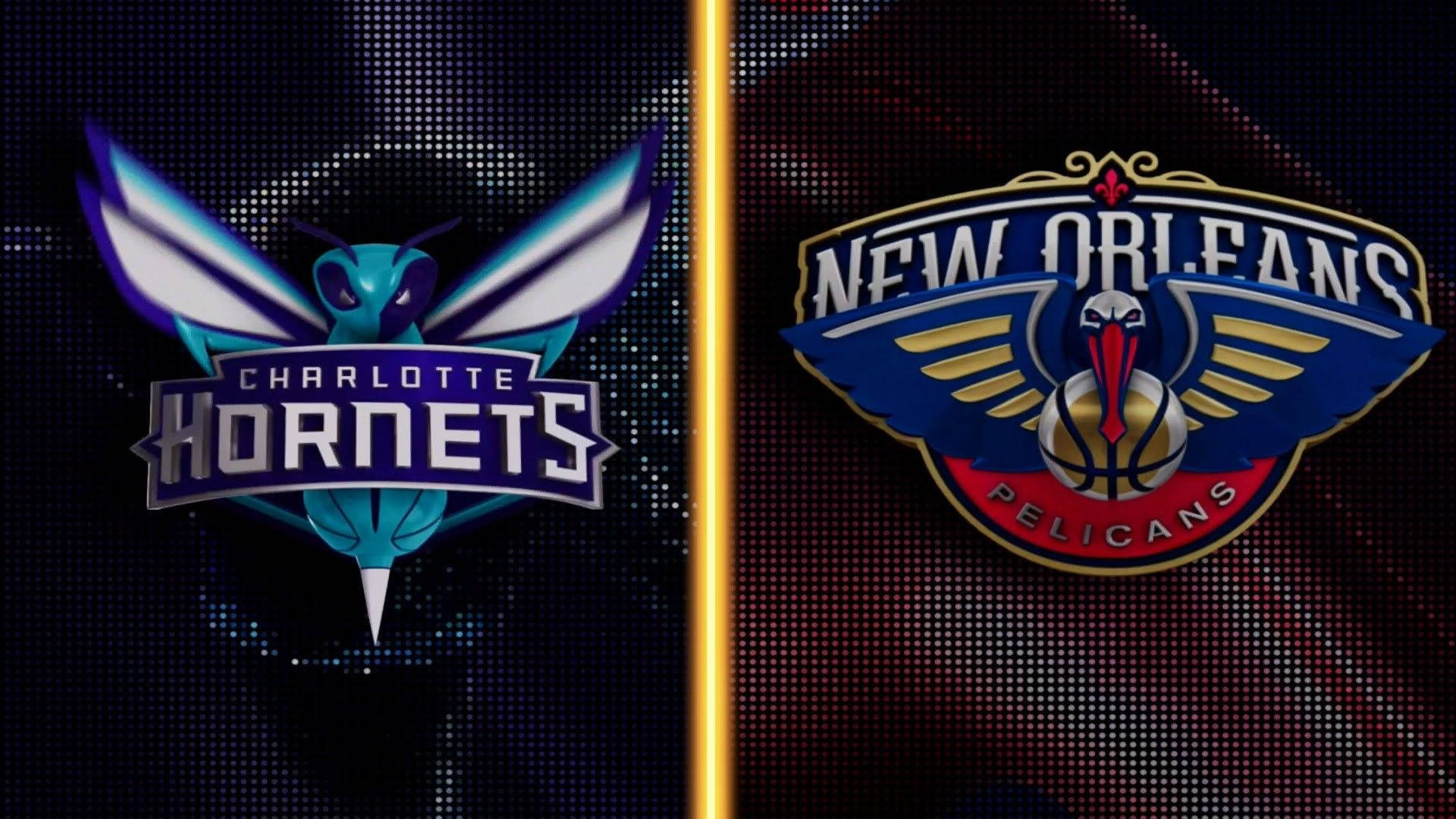 New Orleans Pelicans Charlotte Hornets Background