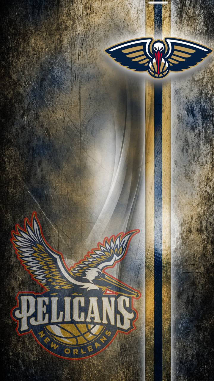 New Orleans Pelicans Mobile Abstract Background