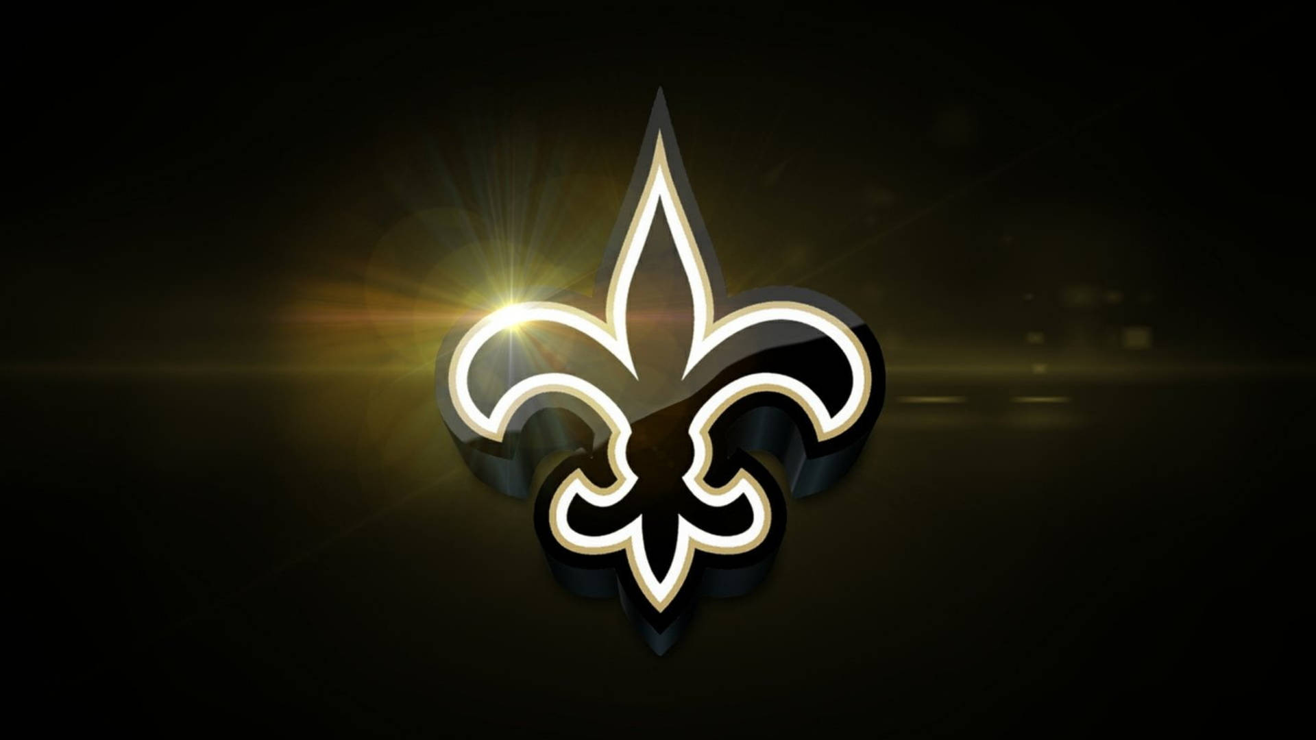 New Orleans Saints 3d Logo Background