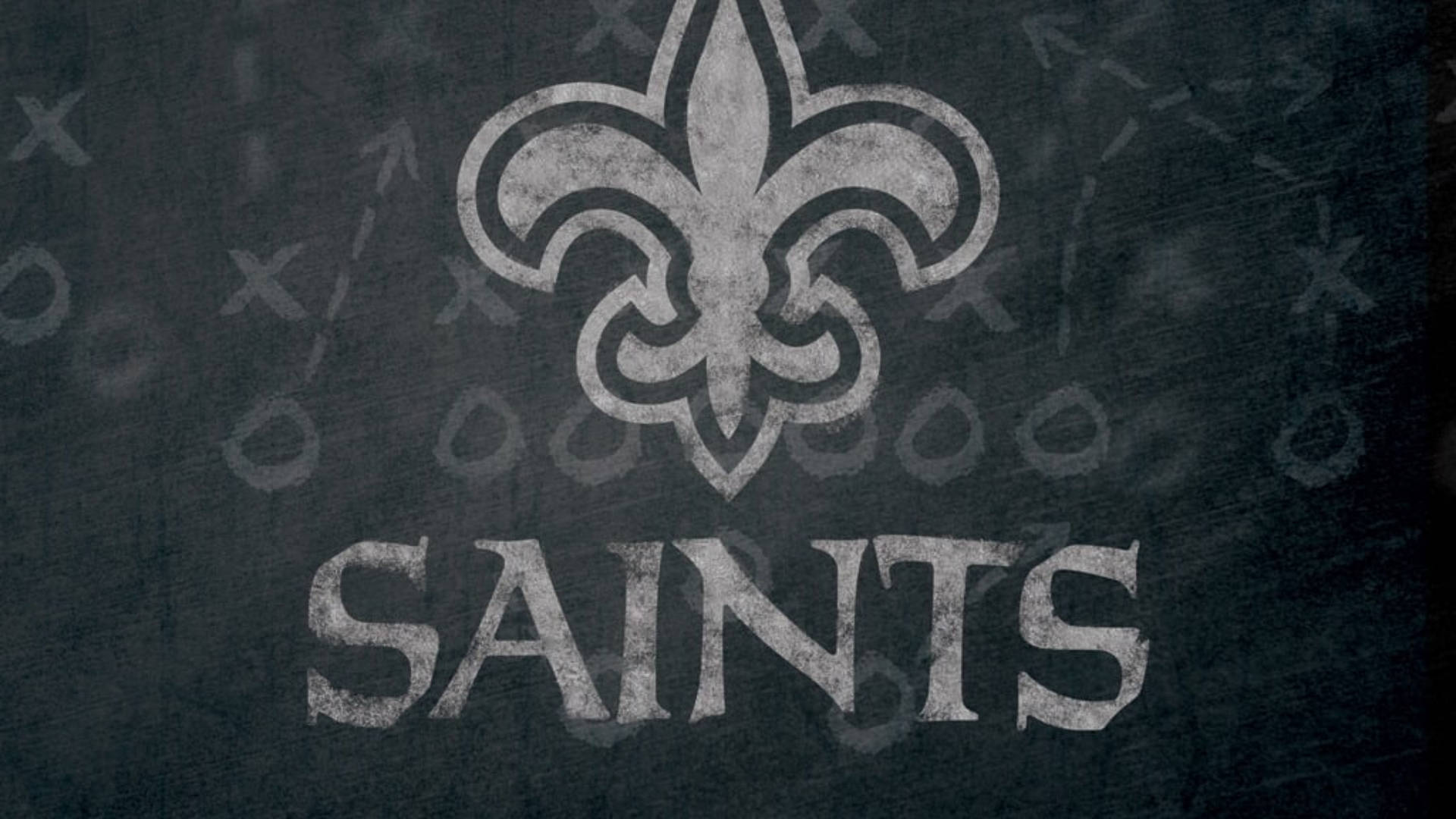 New Orleans Saints Chalk Background