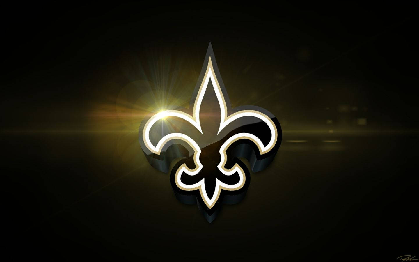 New Orleans Saints Gleaming Logo