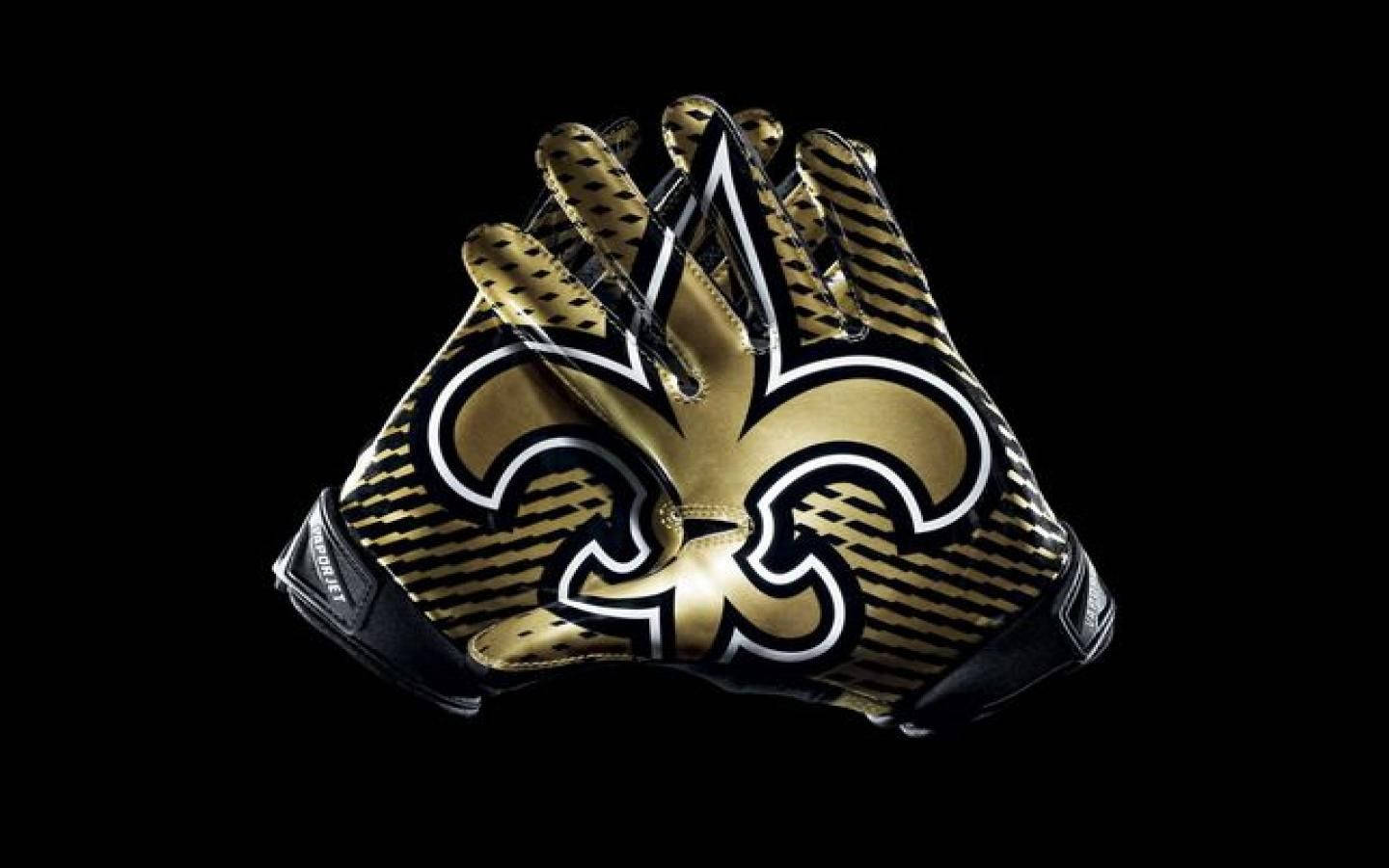 New Orleans Saints Glove Logo Background