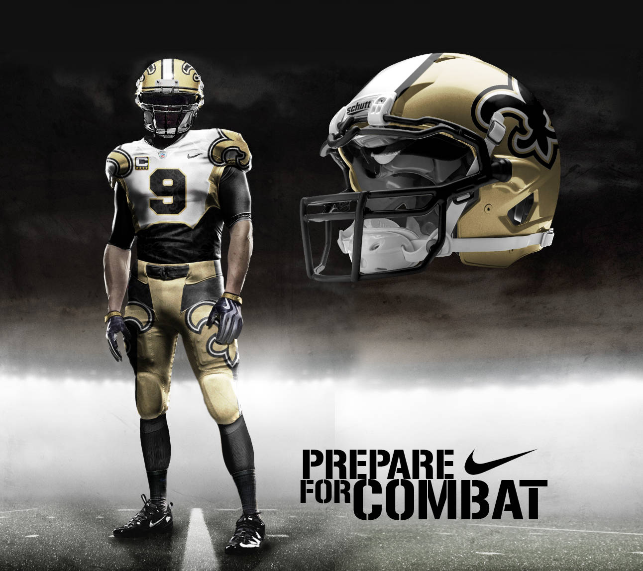 New Orleans Saints Jersey Uniform Background