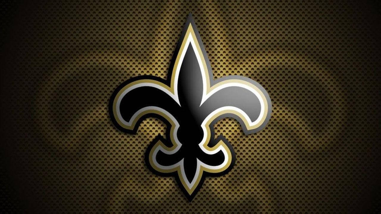 New Orleans Saints Logo Dotted Background Background