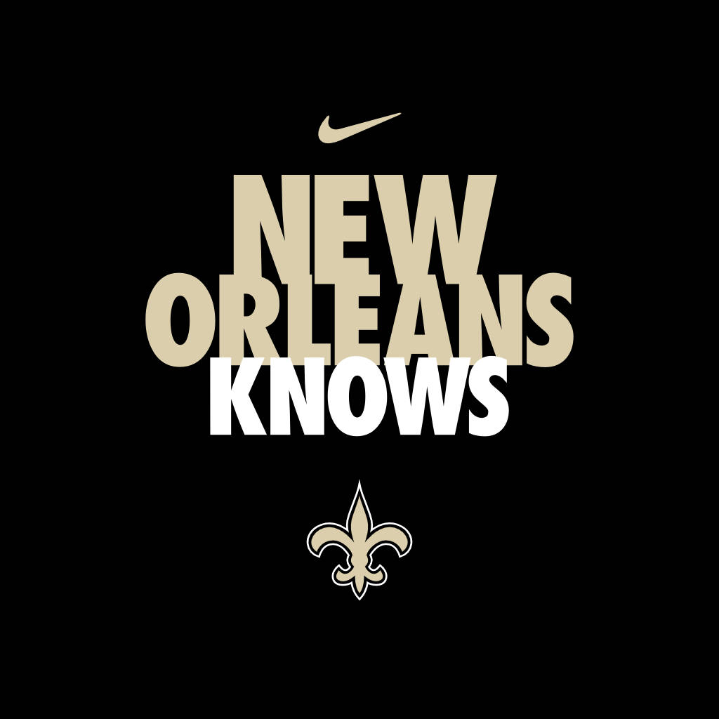 New Orleans Saints Nike Background