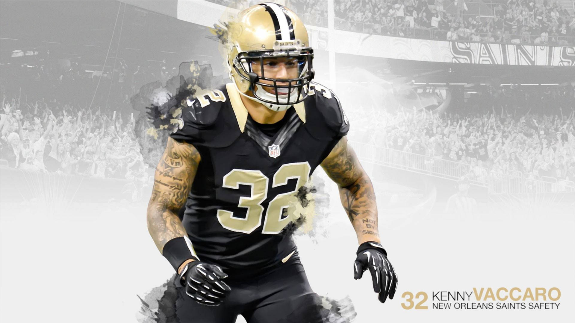 New Orleans Saints Player 32 Background