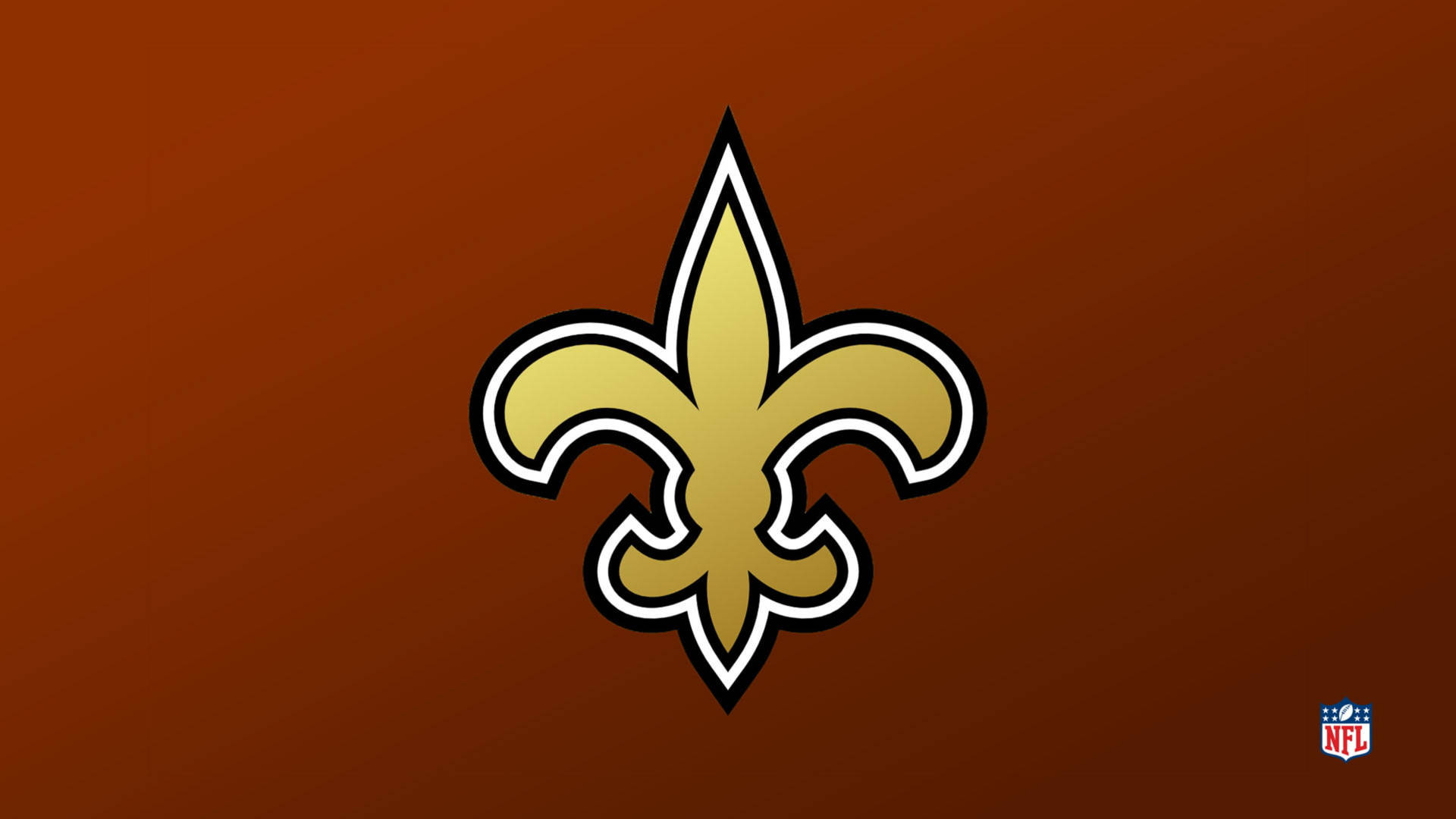 New Orleans Saints Red And Gold Background