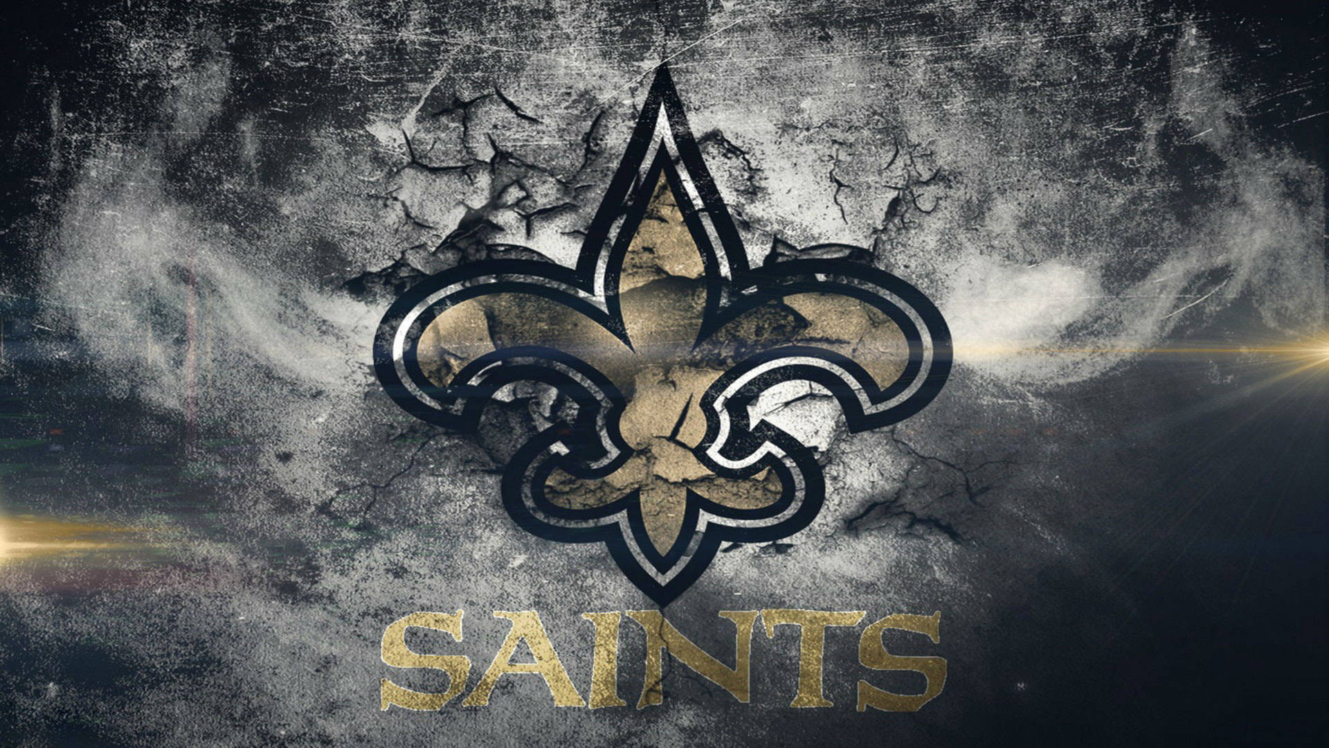 New Orleans Saints Smokey Logo Background