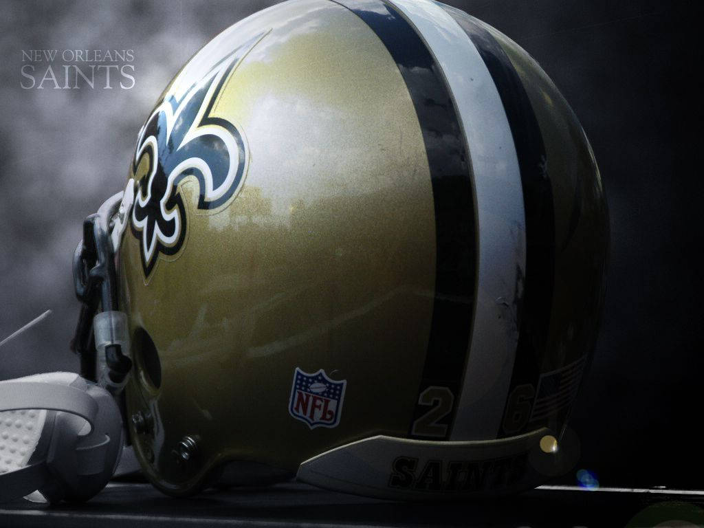 New Orleans Saints Team Helmet Background
