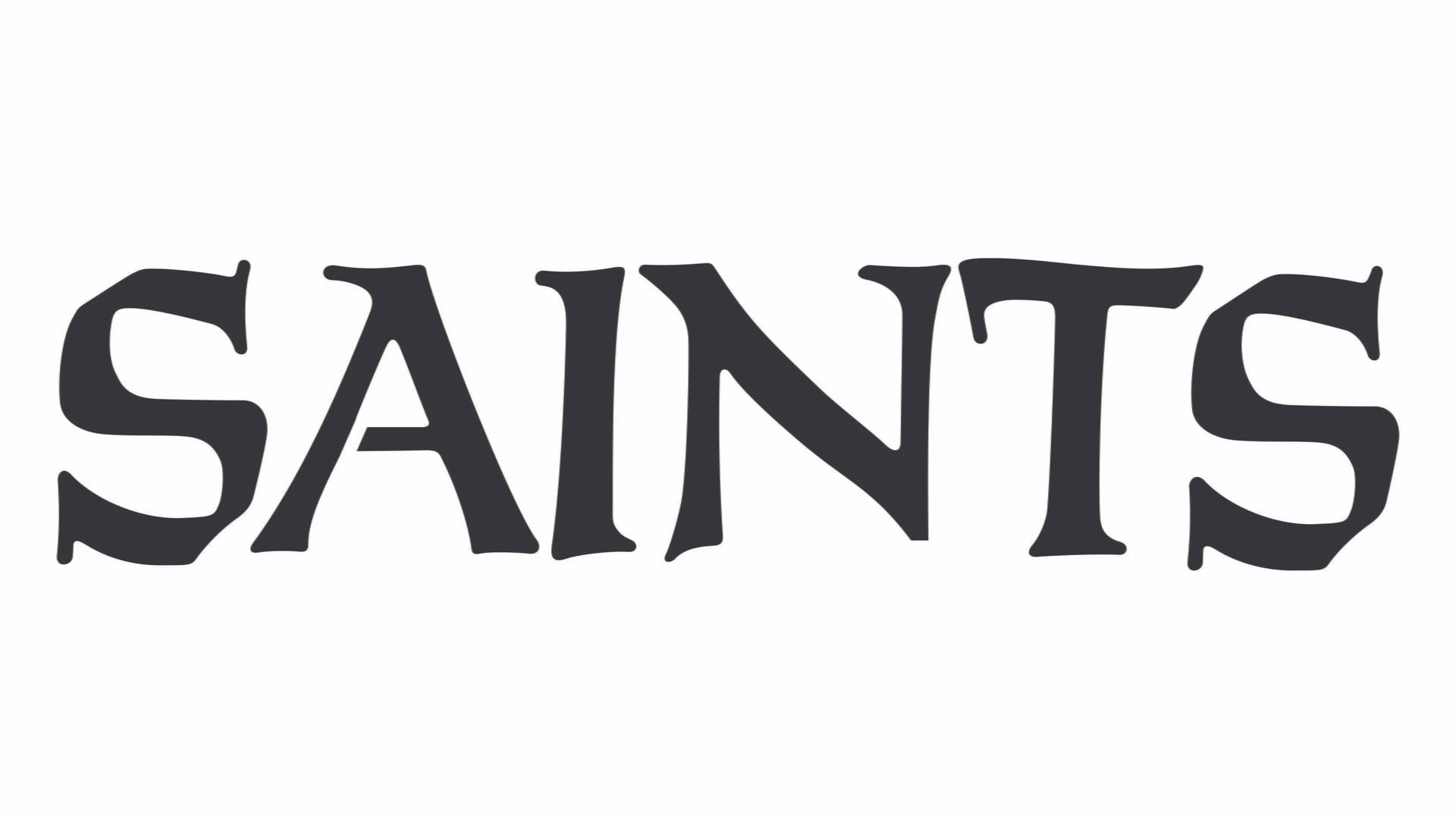 New Orleans Saints Text Logo Background