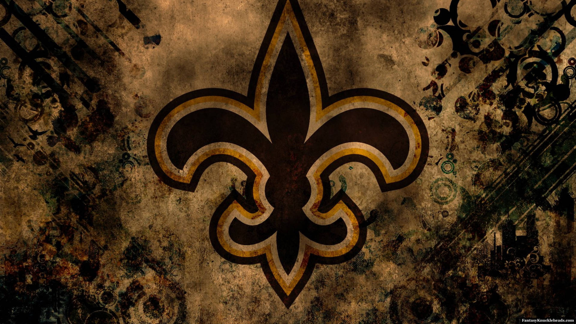 New Orleans Saints Vintage Background