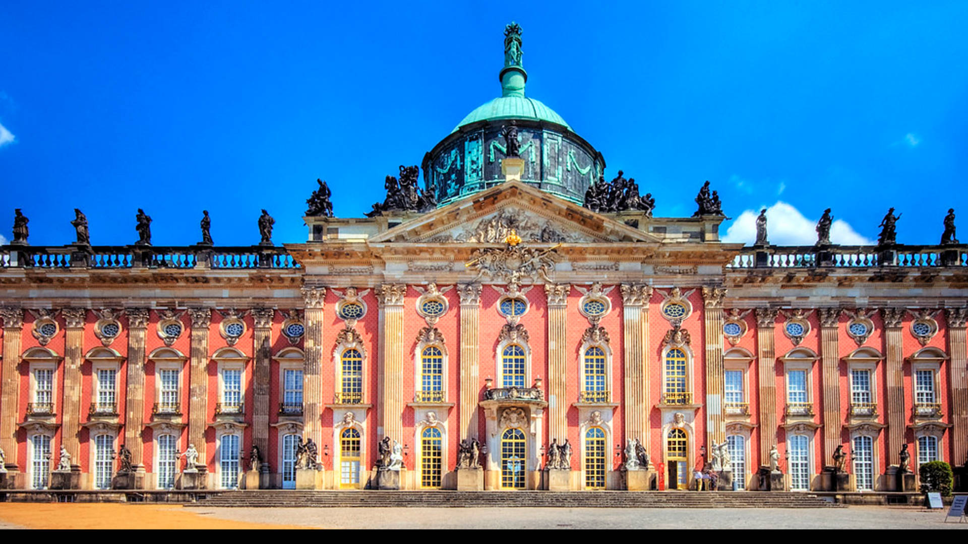 New Palace In Potsdam Germany Background