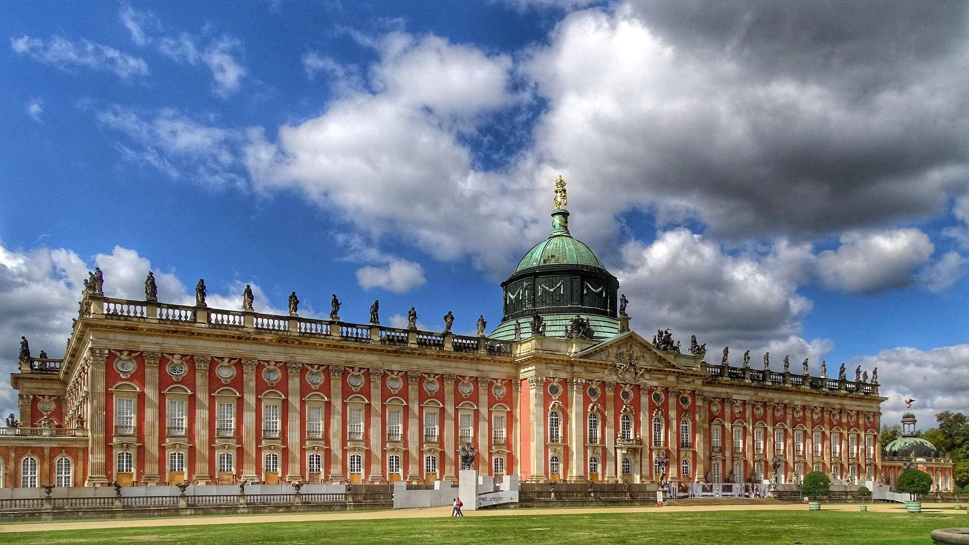 New Palace Potsdam Facade Background