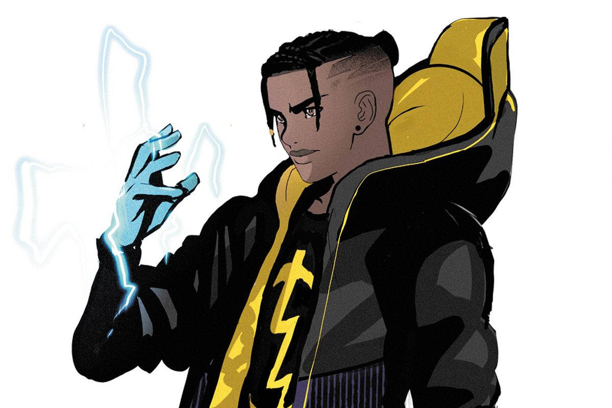 New Static Shock Redesign Background