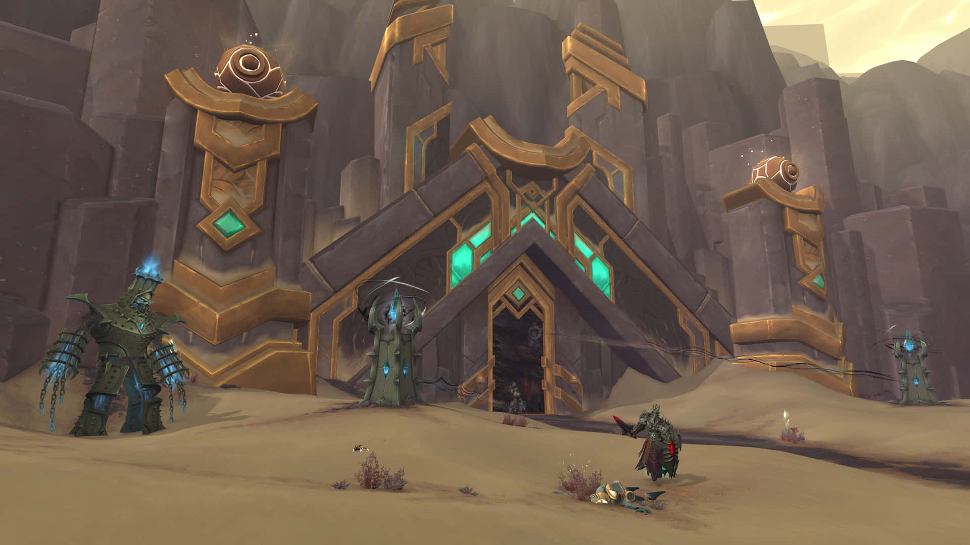 New Worlds Await Adventurers In World Of Warcraft Shadowlands Background