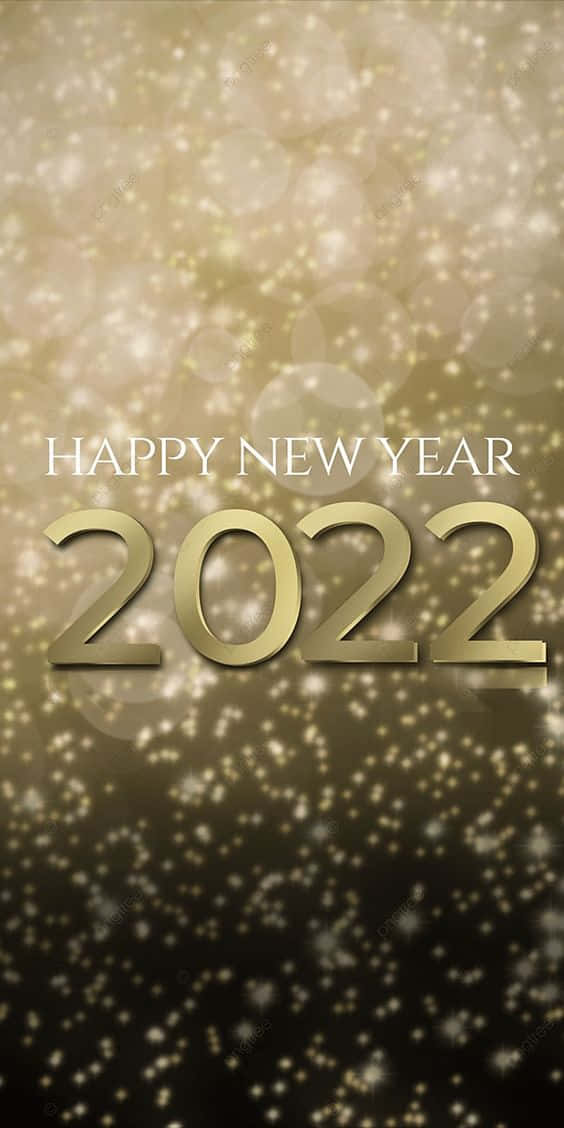 New Year 2022 Glittery