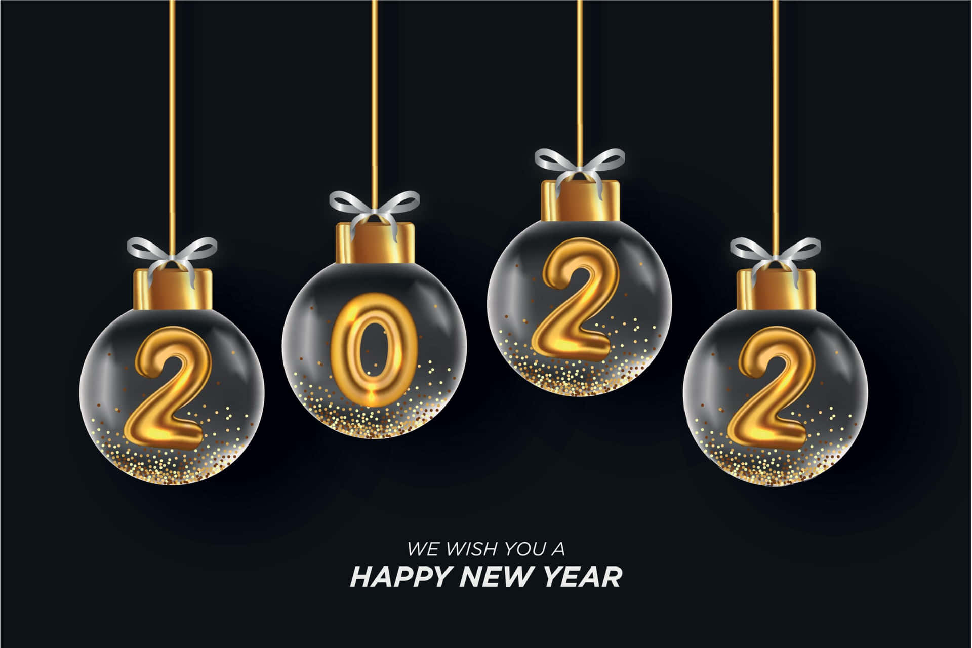 New Year 2022 In Baubles