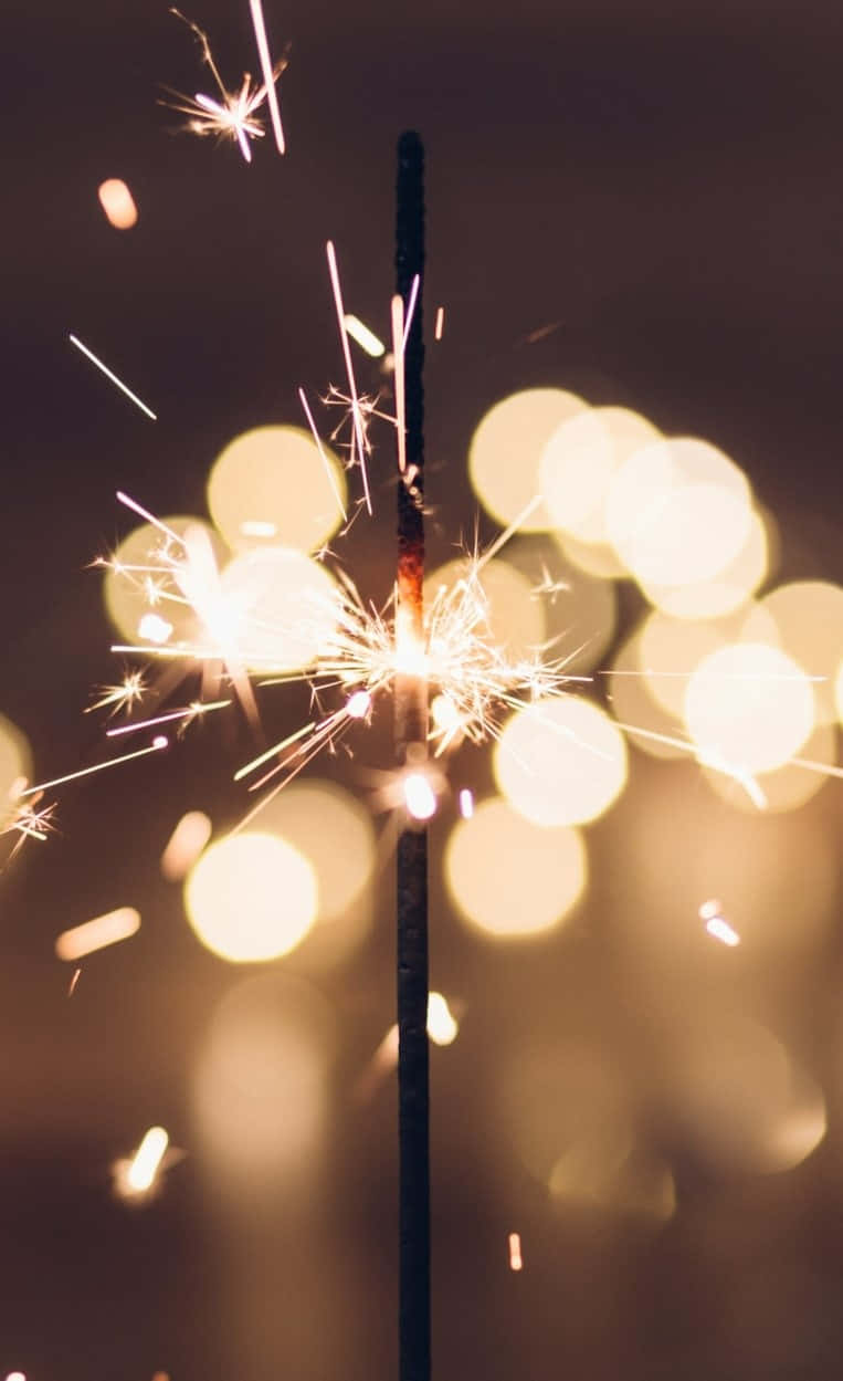 New Year Aesthetic Firecracker Background