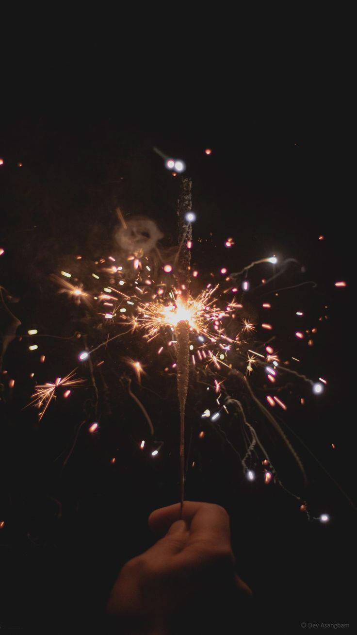 New Year Fireworks Background