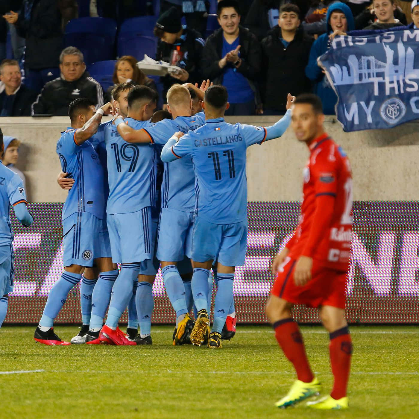 New York City Fc Group Hug Shot