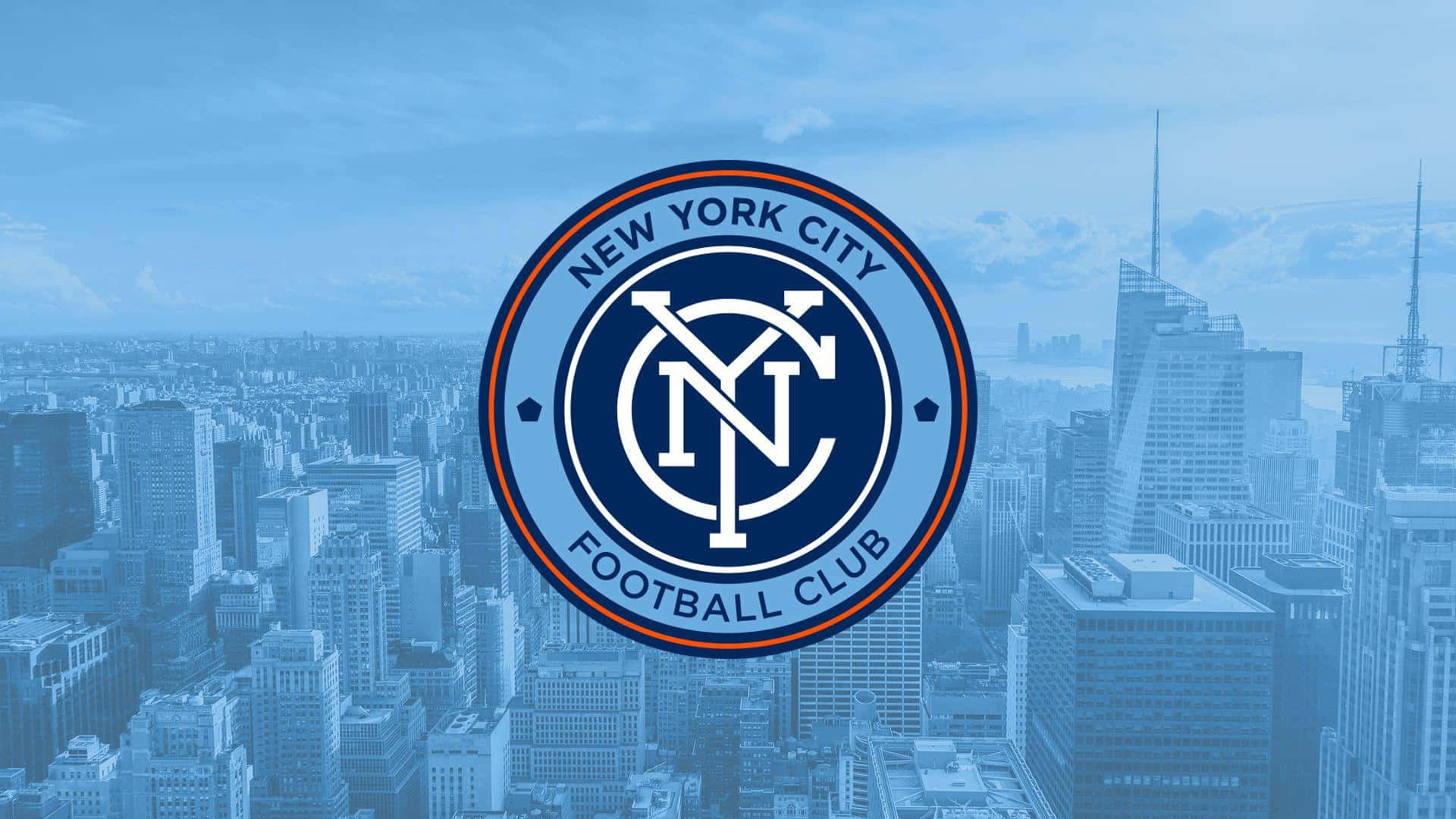 New York City Fc Official Logo Graphic Art Background