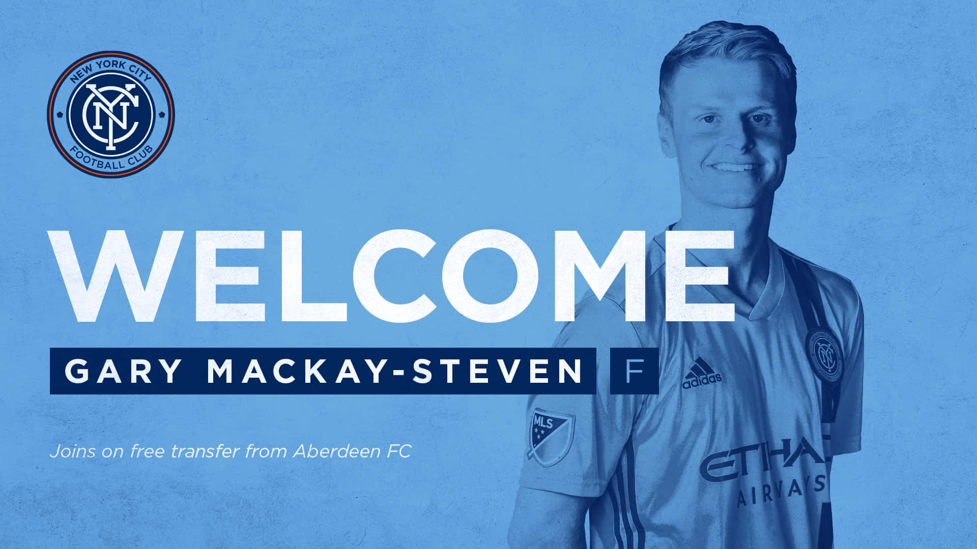 New York City Fc Welcomes Gary Mackay Steven Background