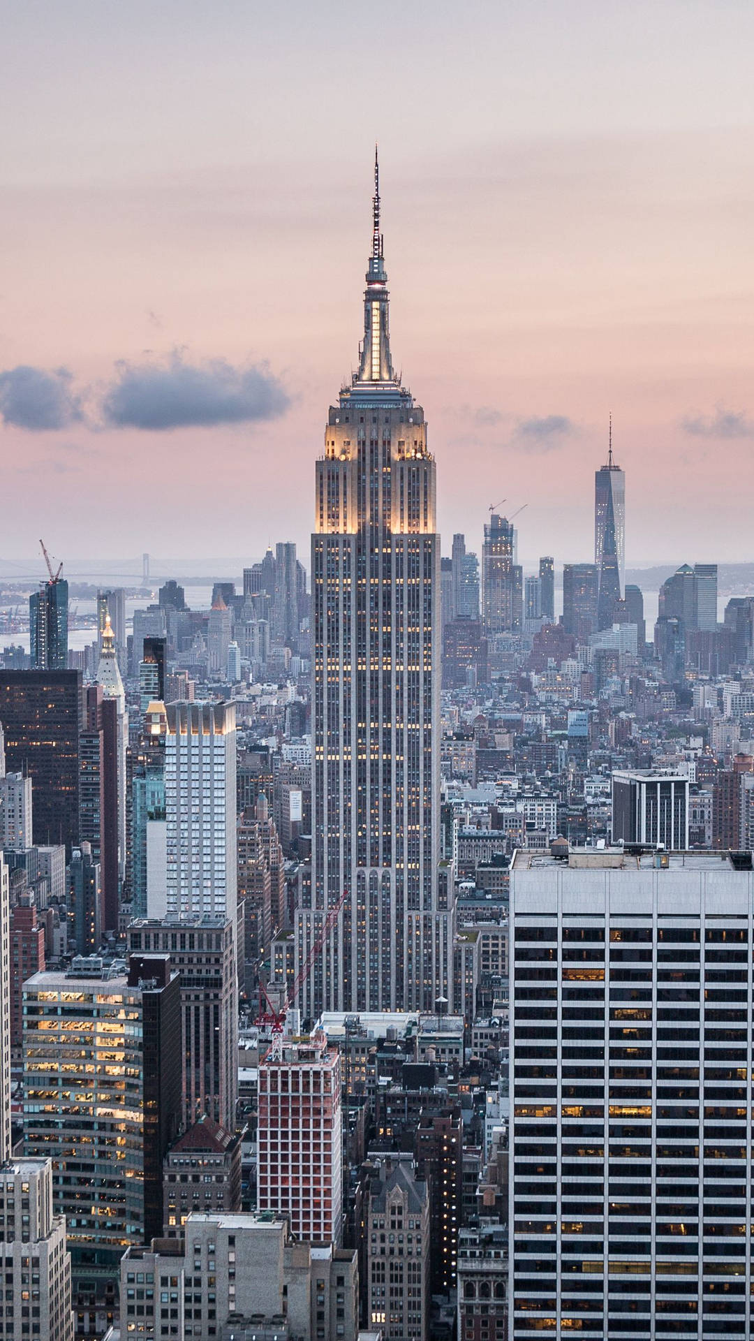 New York City Iphone X Empire State Building Background