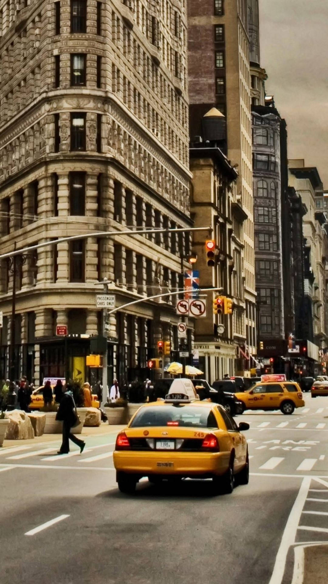 New York City Iphone X Yellow Cab