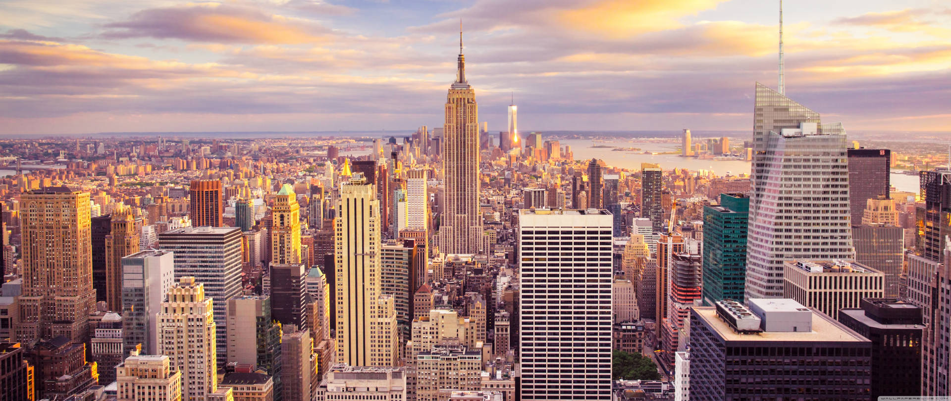 New York City View 4k Ultra Widescreen Background
