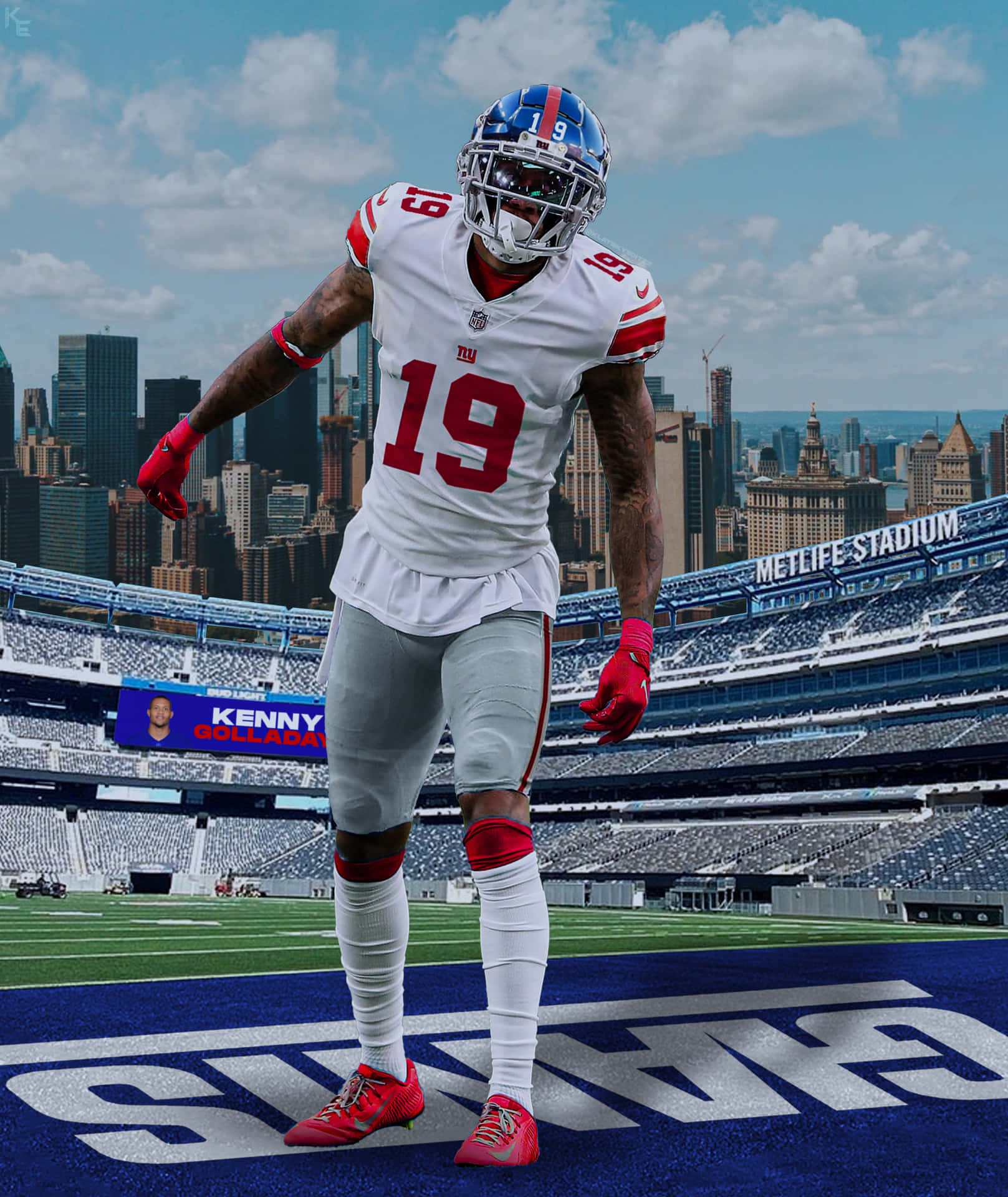New York Giants Kenny Golladay Background