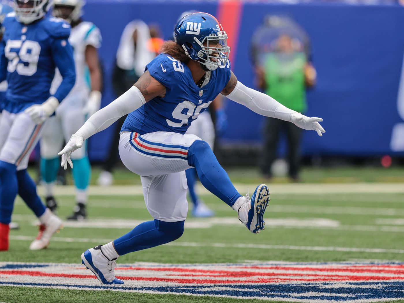 New York Giants Leonard Williams Football Background