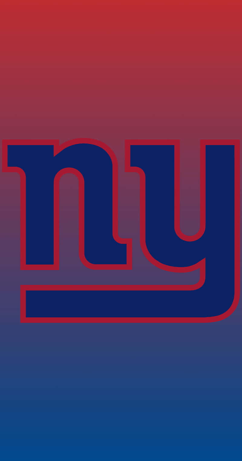 New York Giants Logo Gradient Background