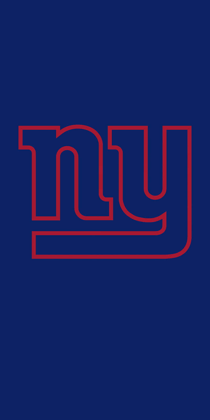 New York Giants Logo Vertical Background