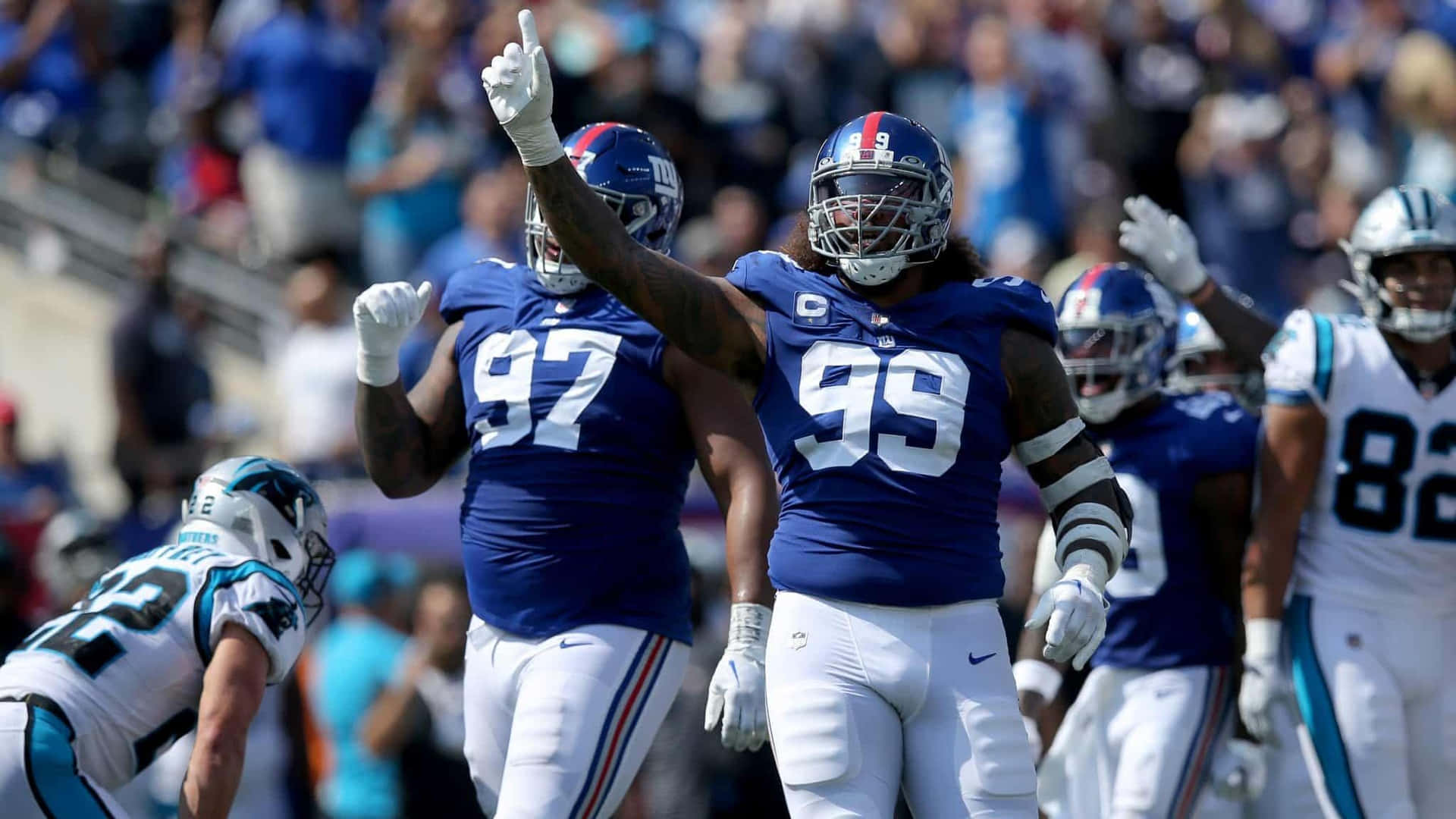 New York Giants Players Leonard Williams Background