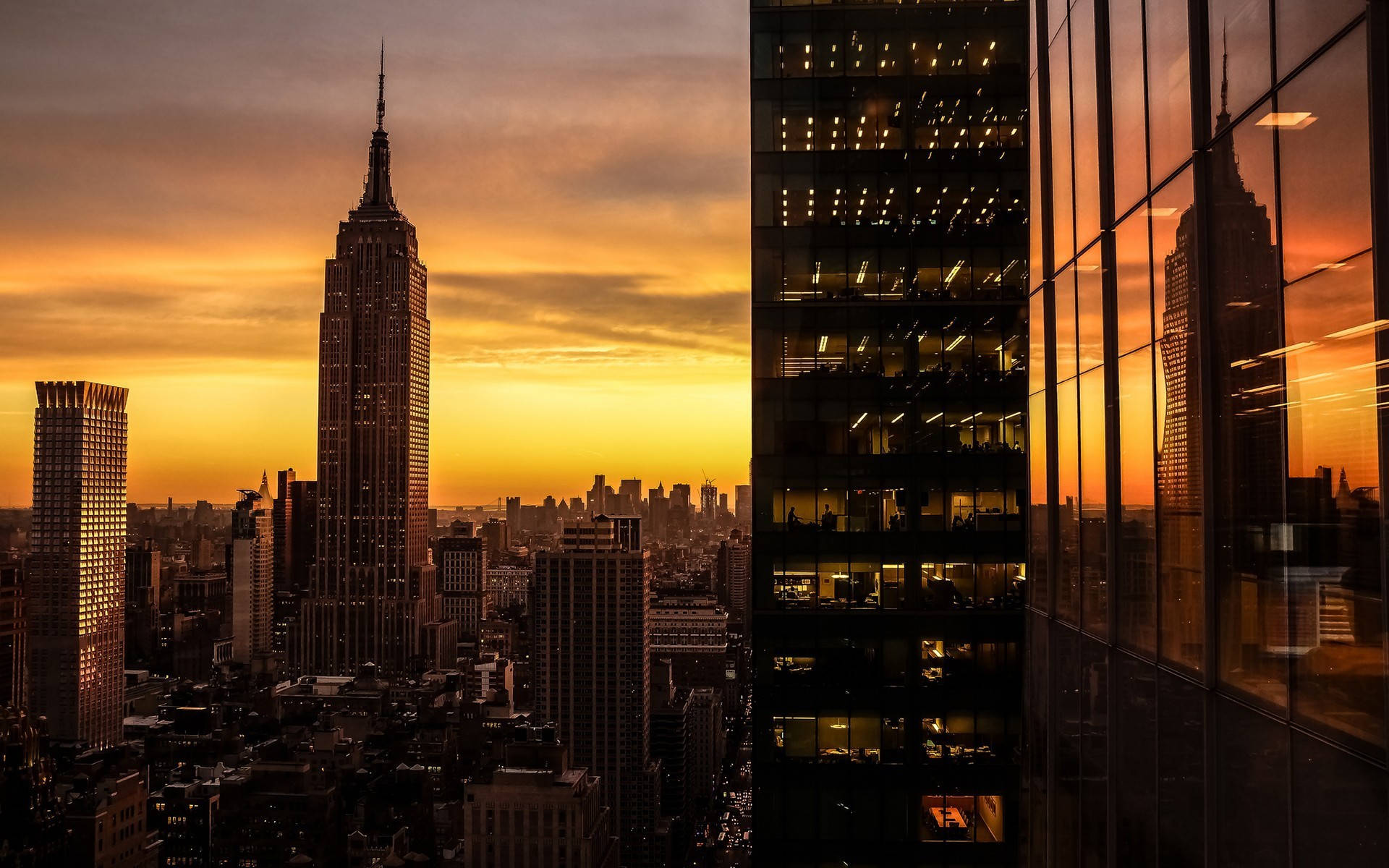 New York Hd Corporate Life Background