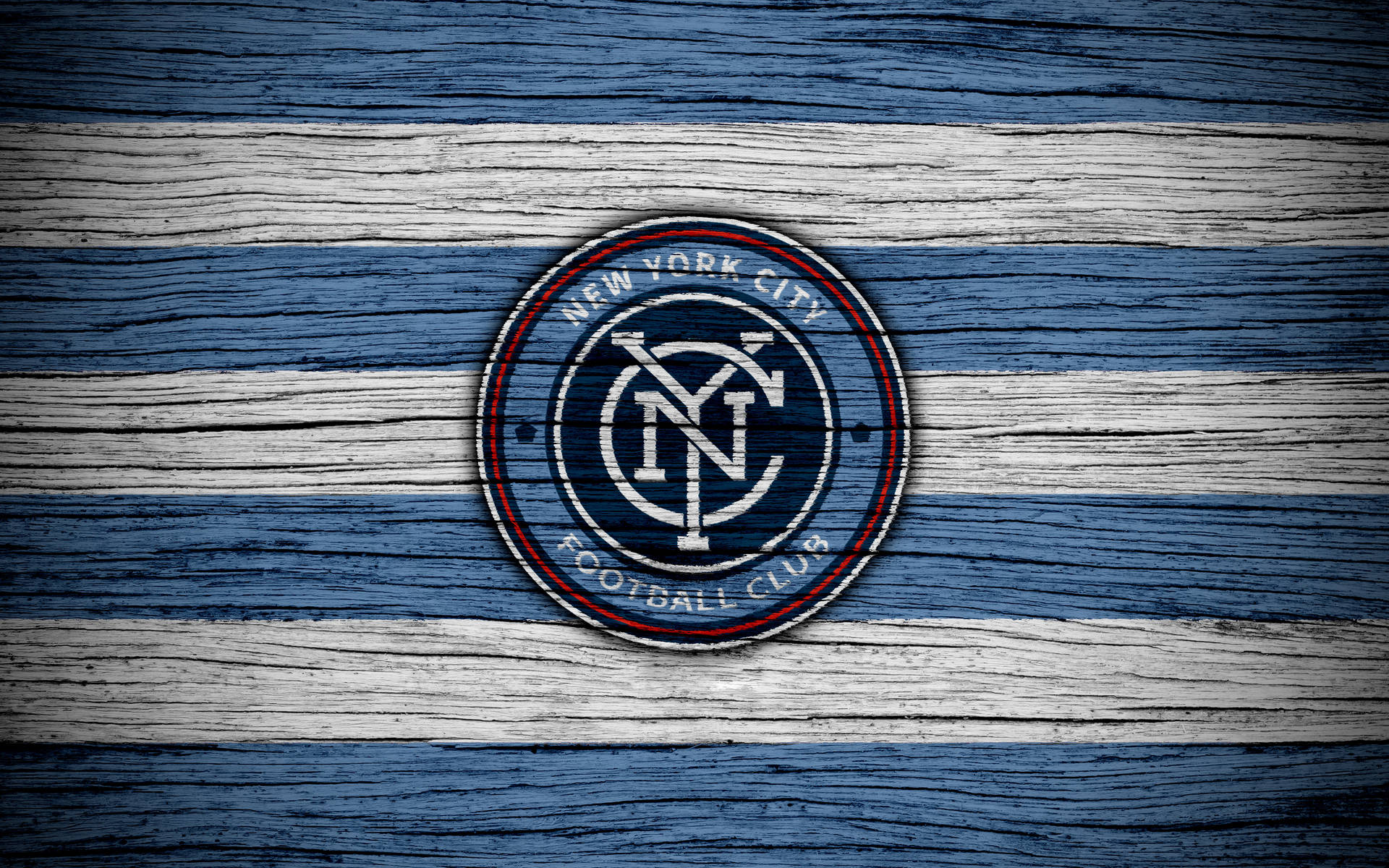 New York Hd Fc Wooden Logo Background