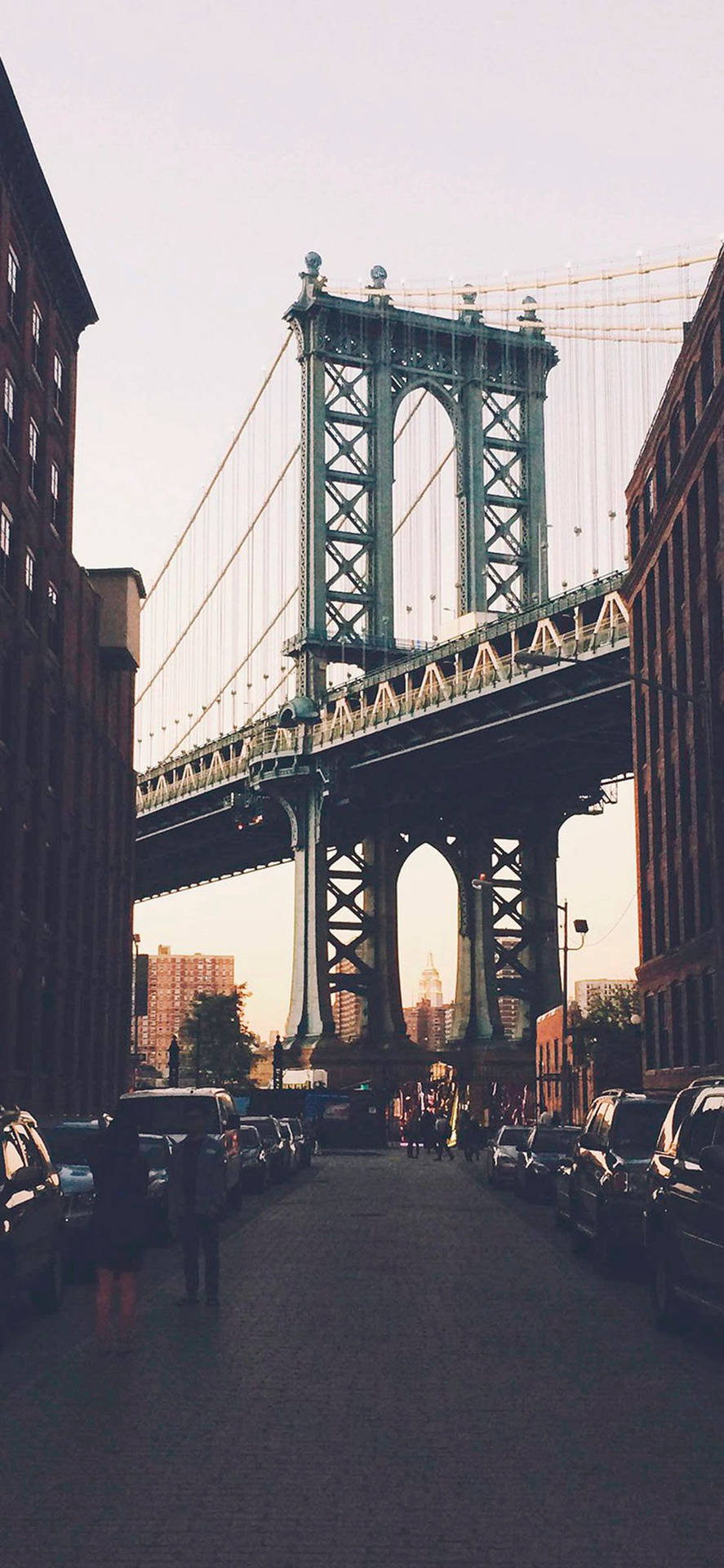 New York Hd Iphone Manhattan Bridge Background