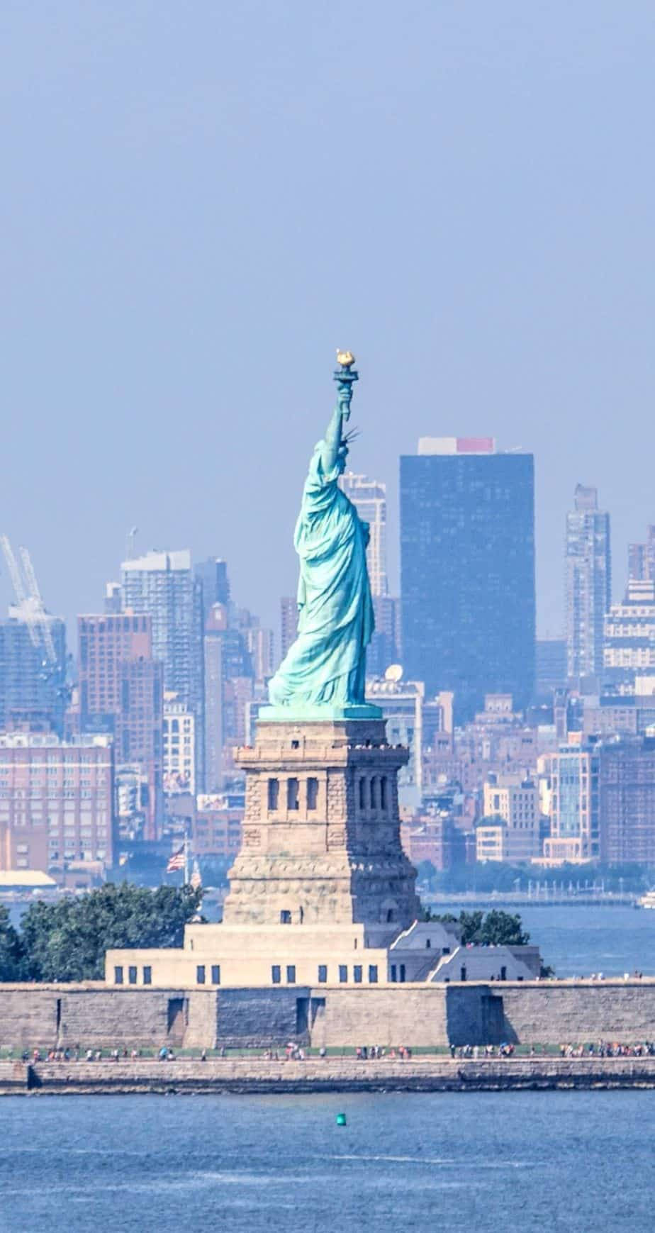 New York Hd Iphone Statue Of Liberty Background