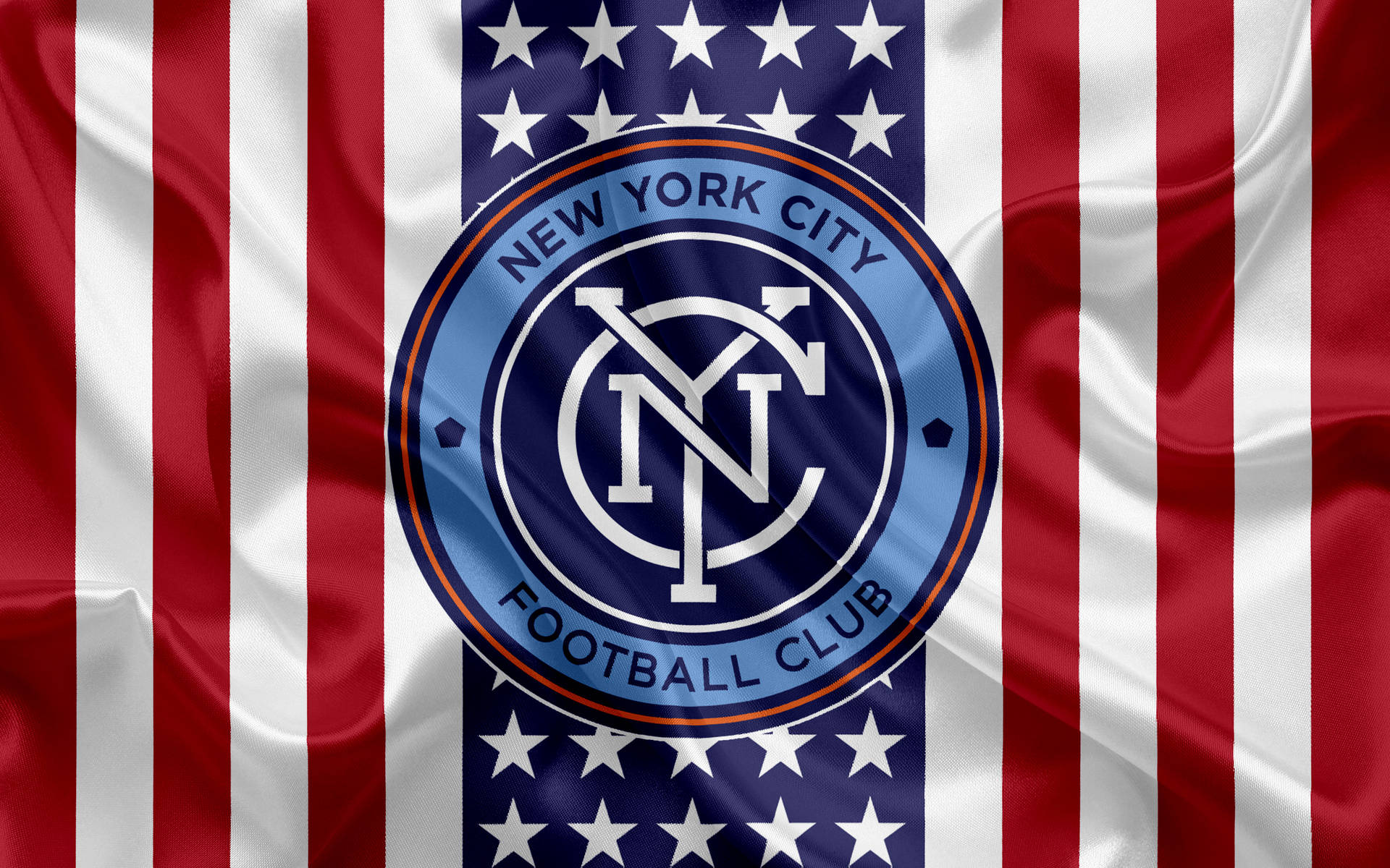 New York Hd Patriotic Fc Logo Background