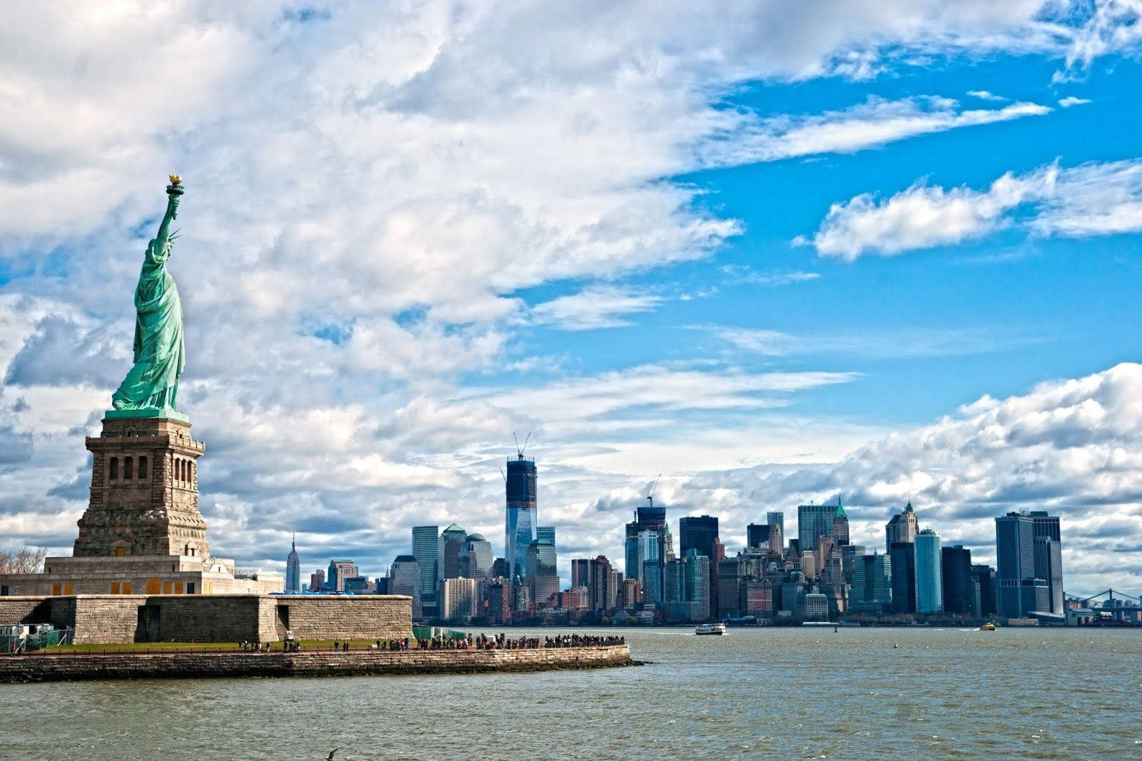 New York Hd Statue Of Liberty Background