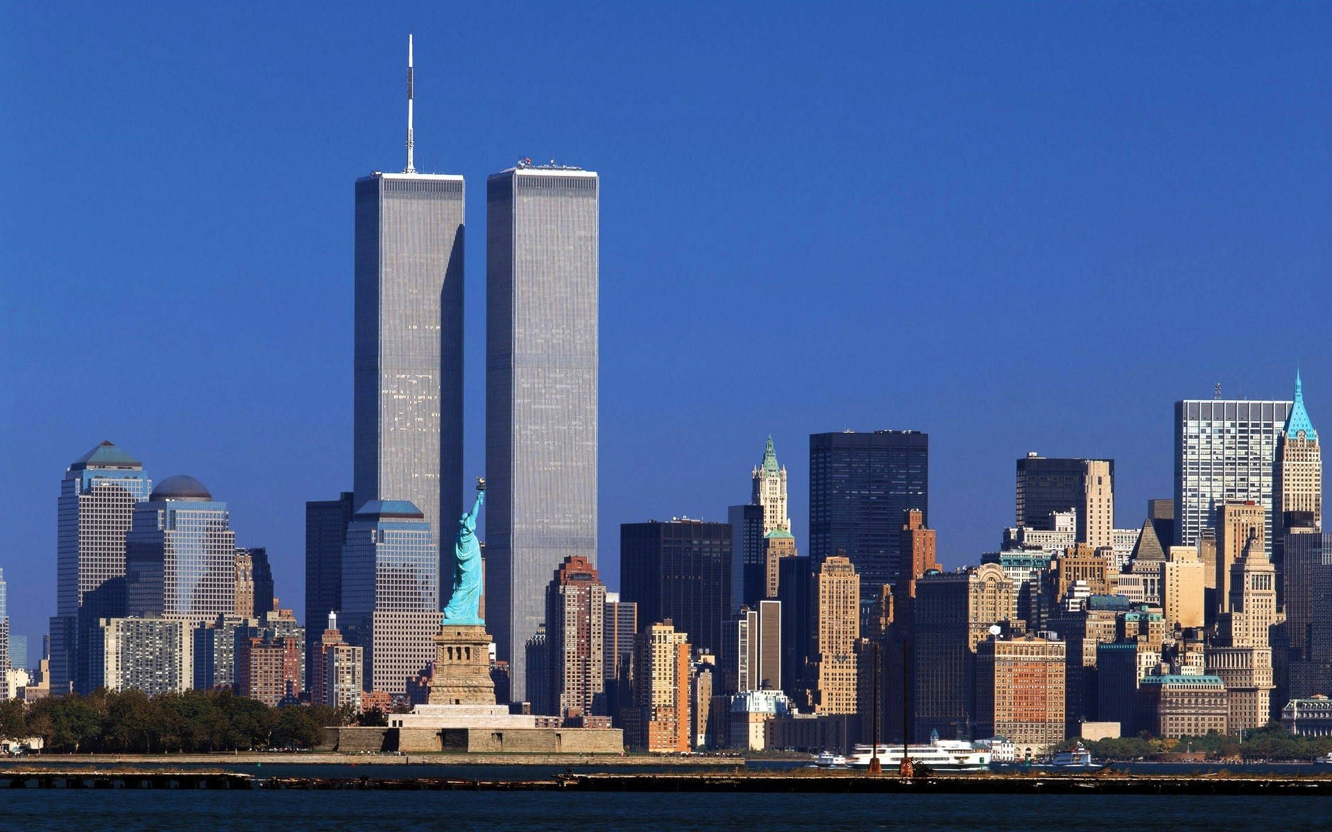 New York Hd Twin Towers Background