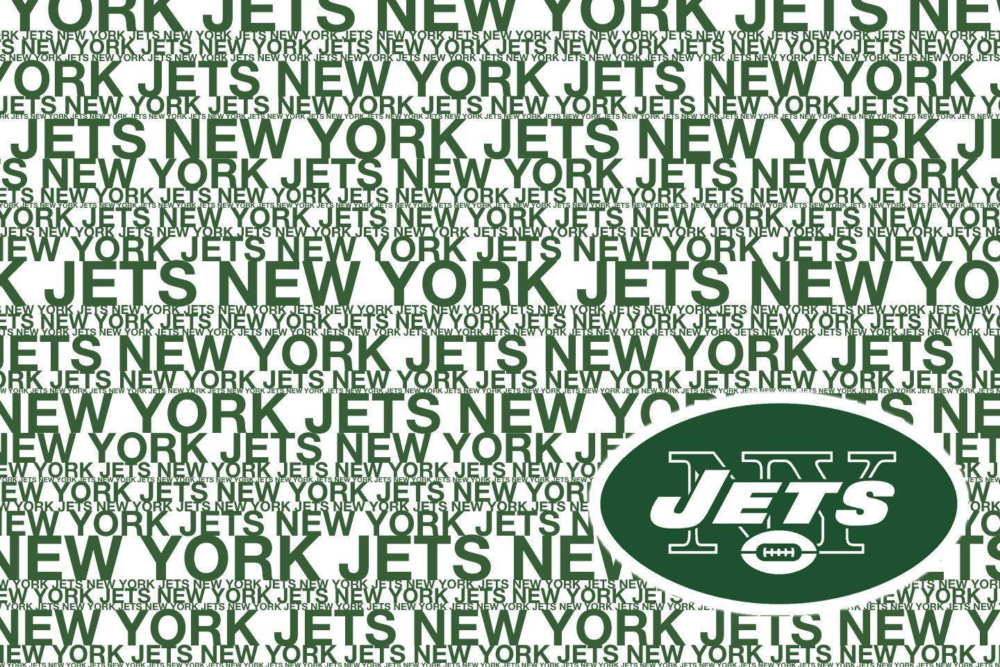 New York Jets Logo Repeat Background