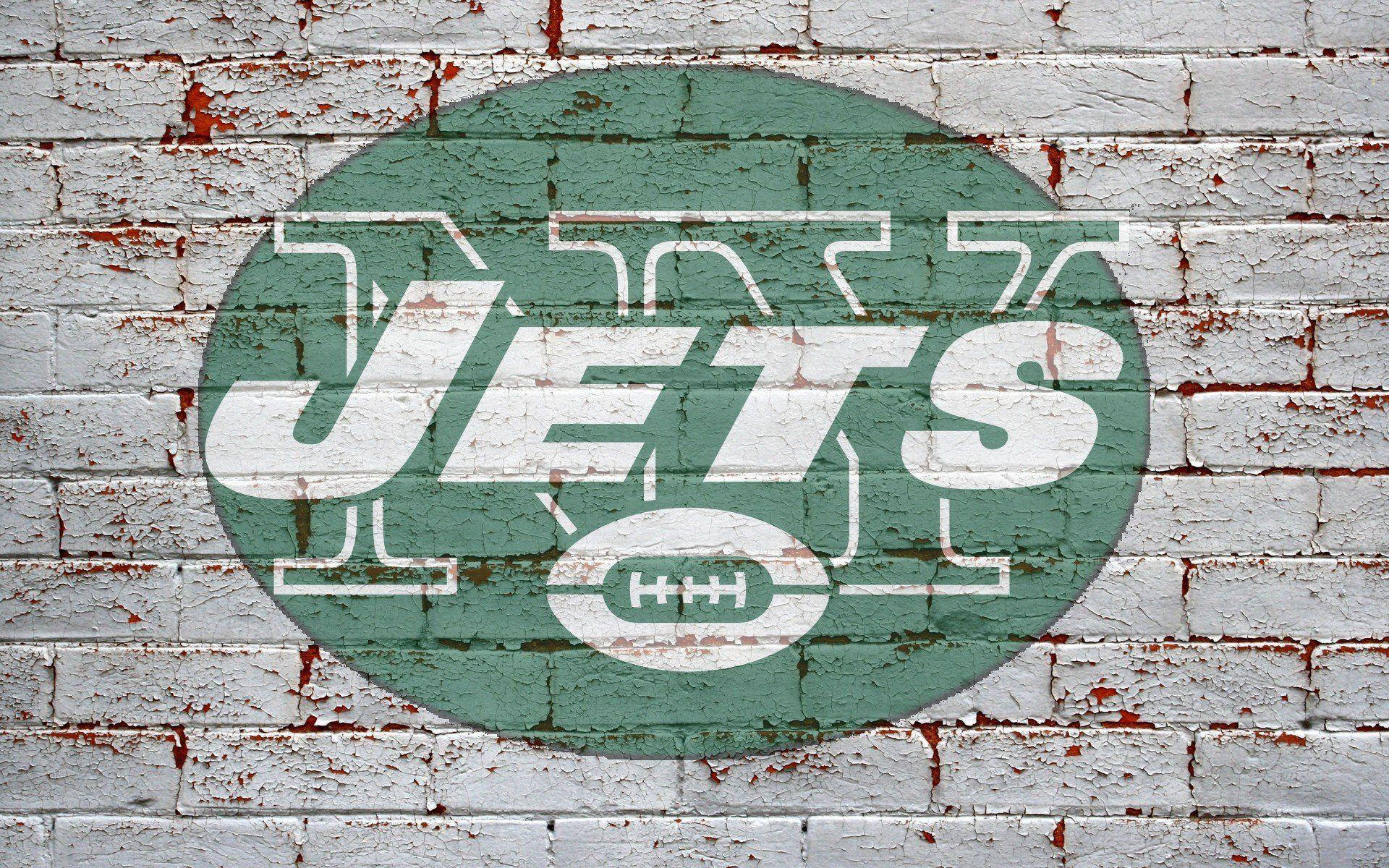 New York Jets White Brick Wall