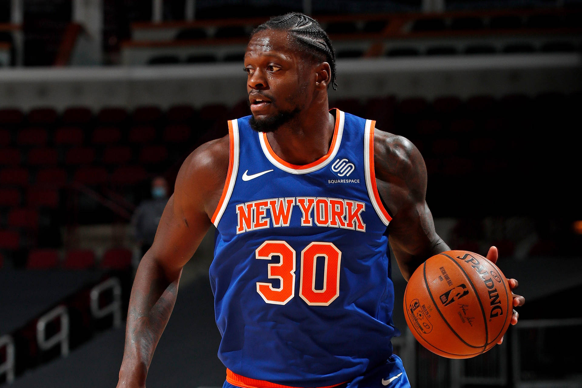 New York Knicks Julius Randle Cornrows