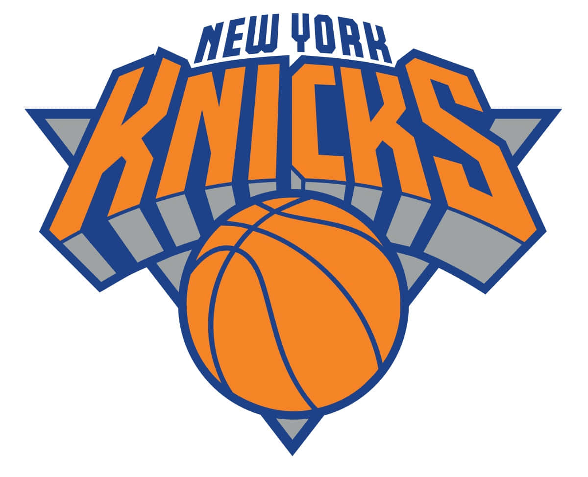 New York Knicks Light Up The Court Background
