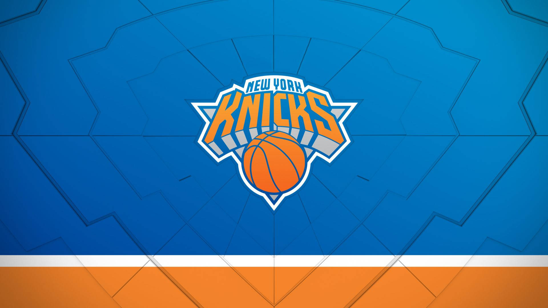 New York Knicks Outline Logo Background