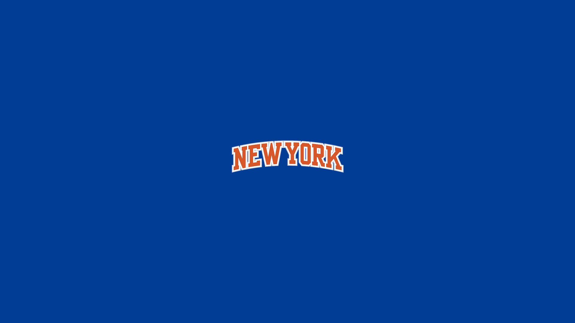 New York Knicks Simple Logo Background