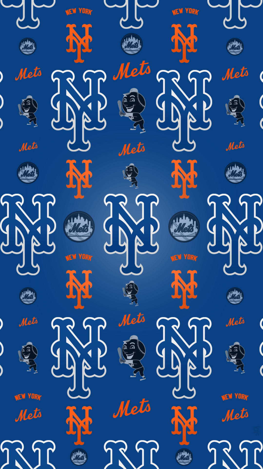 New York Mets Collage Background