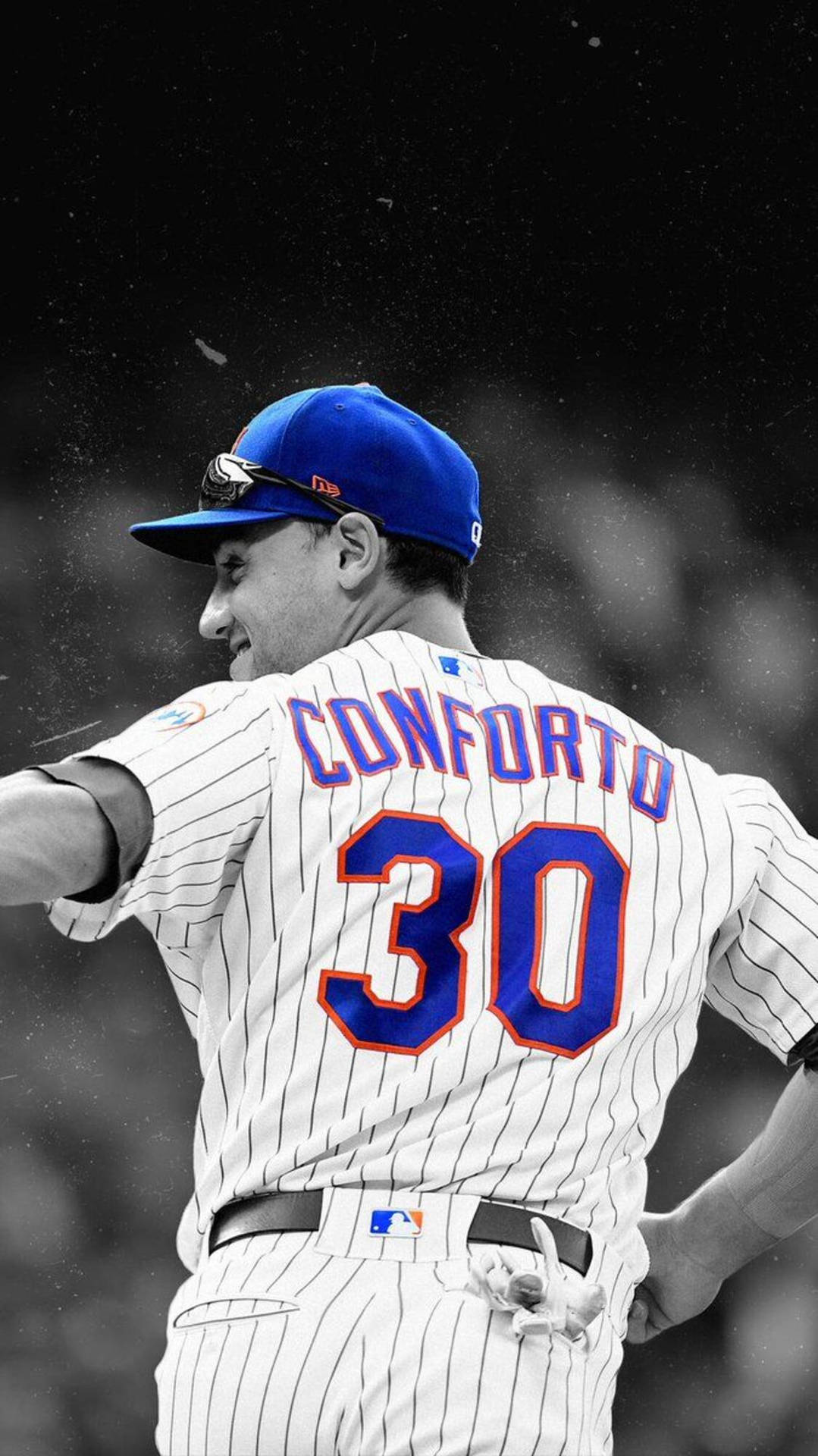 New York Mets Conforto Background